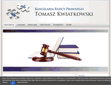 Tablet Screenshot of kwiatkowski.biz